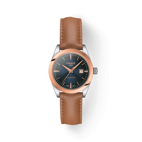 Tissot T-My Automatic Stainless Steel / Rose Gold / Blue MOP
